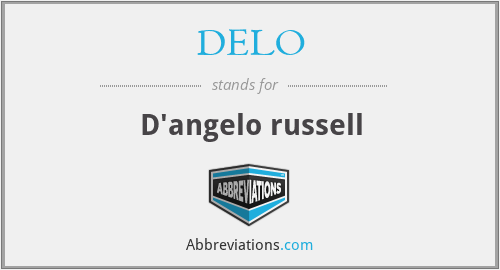 DELO - D'angelo russell