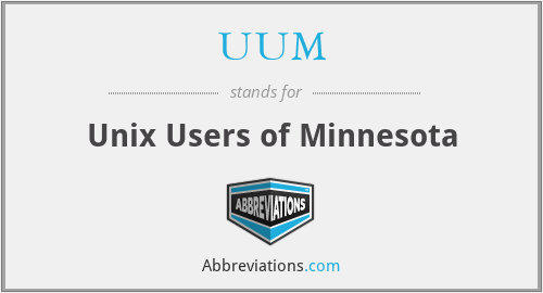UUM - Unix Users of Minnesota