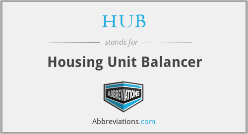 HUB - Housing Unit Balancer