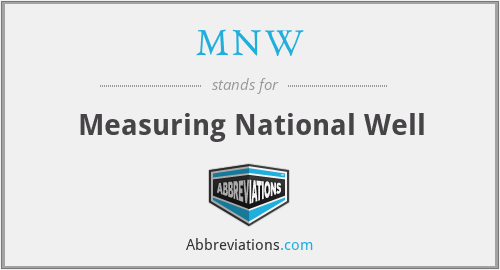 MNW - Measuring National Well