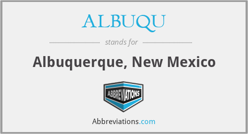 ALBUQU - Albuquerque, New Mexico