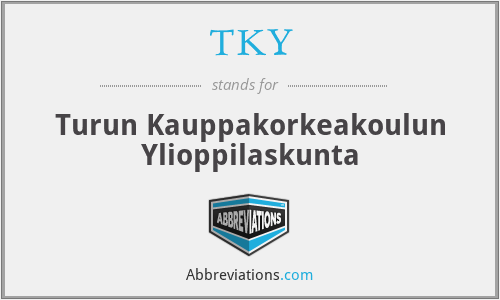 TKY - Turun Kauppakorkeakoulun Ylioppilaskunta