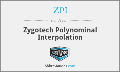 ZPI - Zygotech Polynominal Interpolation
