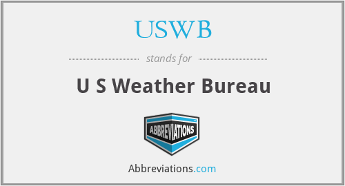 USWB - U S Weather Bureau