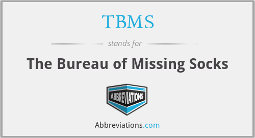 TBMS - The Bureau of Missing Socks