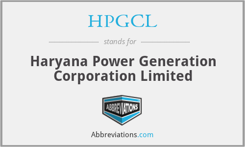 HPGCL - Haryana Power Generation Corporation Limited
