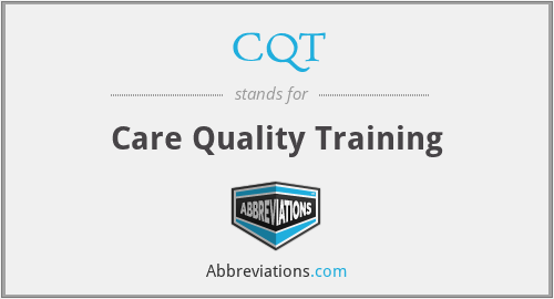 CQT - Care Quality Training