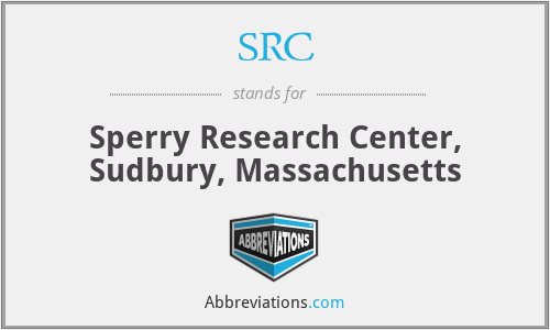 SRC - Sperry Research Center, Sudbury, Massachusetts