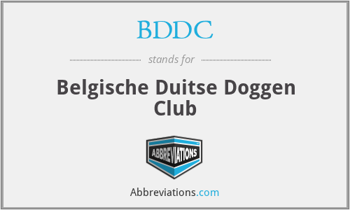 BDDC - Belgische Duitse Doggen Club