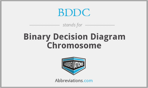 BDDC - Binary Decision Diagram Chromosome