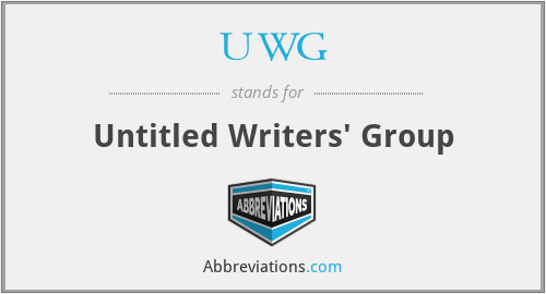 UWG - Untitled Writers' Group