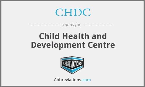 CHDC - Child Health and Development Centre