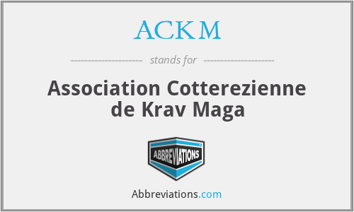 ACKM - Association Cotterezienne de Krav Maga