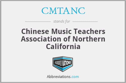 CMTANC - Chinese Music Teachers Association of Northern California