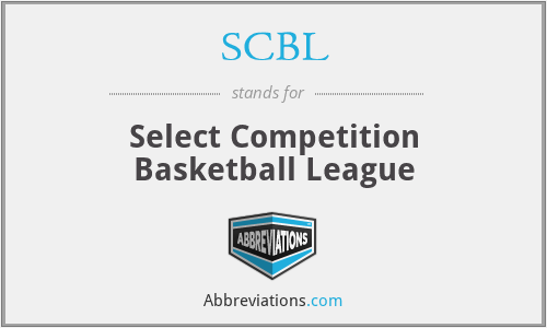 SCBL - Select Competition Basketball League