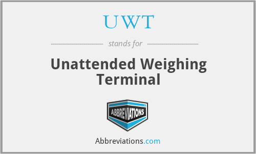 UWT - Unattended Weighing Terminal