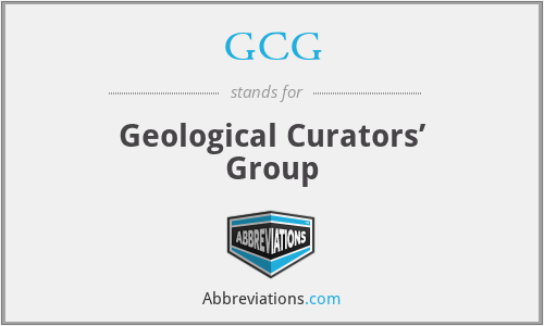 GCG - Geological Curators’ Group