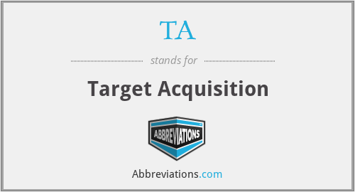 TA - Target Acquisition