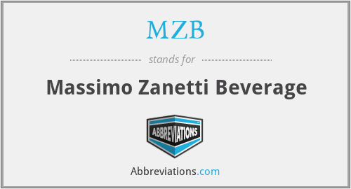 MZB - Massimo Zanetti Beverage