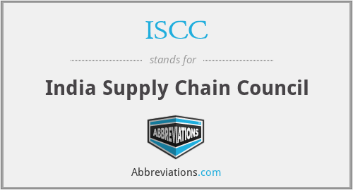 ISCC - India Supply Chain Council