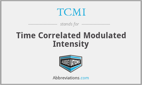 TCMI - Time Correlated Modulated Intensity