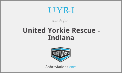 UYR-I - United Yorkie Rescue - Indiana