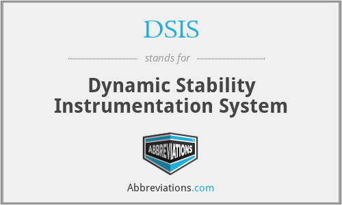 DSIS - Dynamic Stability Instrumentation System
