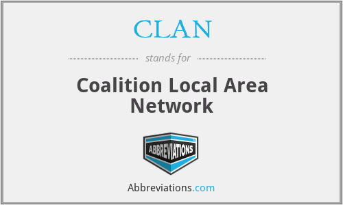 CLAN - Coalition Local Area Network