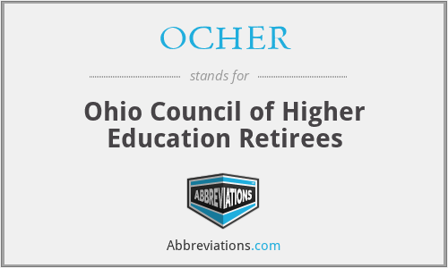 OCHER - Ohio Council of Higher Education Retirees