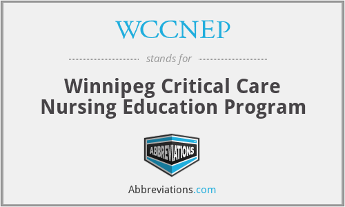 WCCNEP - Winnipeg Critical Care Nursing Education Program