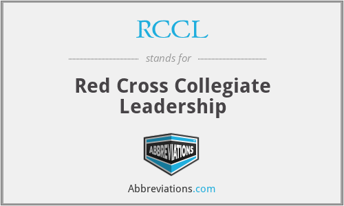 RCCL - Red Cross Collegiate Leadership
