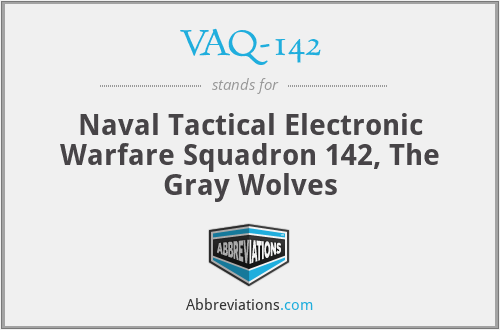 VAQ-142 - Naval Tactical Electronic Warfare Squadron 142, The Gray Wolves