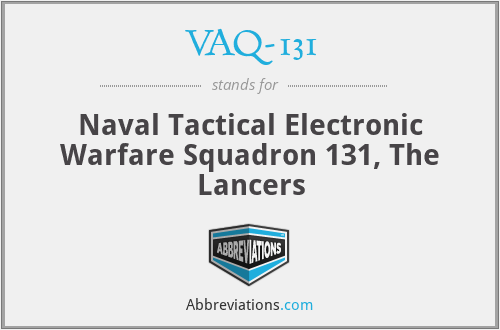 VAQ-131 - Naval Tactical Electronic Warfare Squadron 131, The Lancers