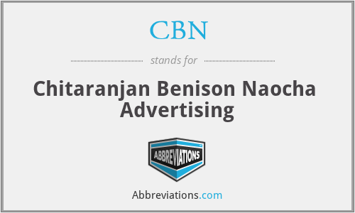 CBN - Chitaranjan Benison Naocha 
Advertising