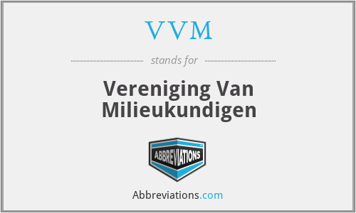VVM - Vereniging Van Milieukundigen