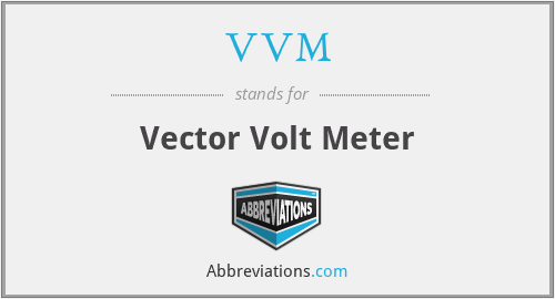 VVM - Vector Volt Meter