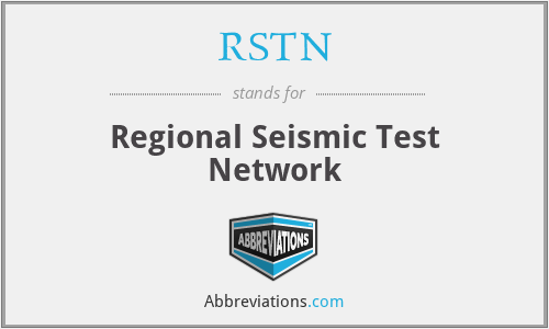 RSTN - Regional Seismic Test Network
