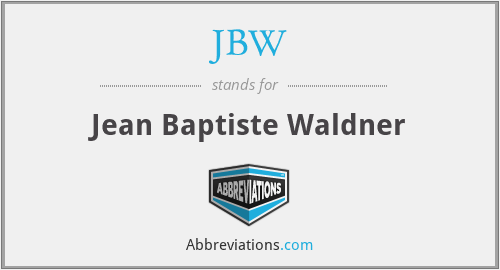 JBW - Jean Baptiste Waldner