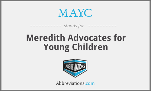 MAYC - Meredith Advocates for Young Children