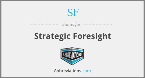 SF - Strategic Foresight