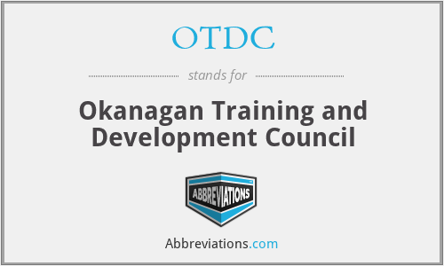 OTDC - Okanagan Training and Development Council