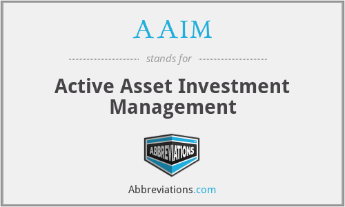 AAIM - Active Asset Investment Management
