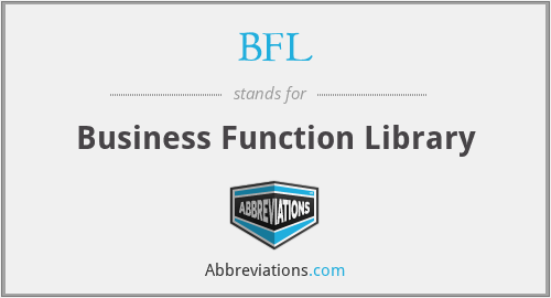 BFL - Business Function Library