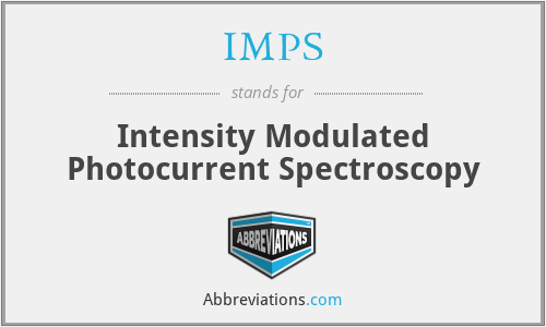 IMPS - Intensity Modulated Photocurrent Spectroscopy