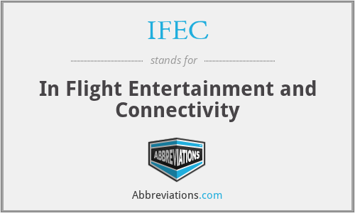 IFEC - In Flight Entertainment and Connectivity