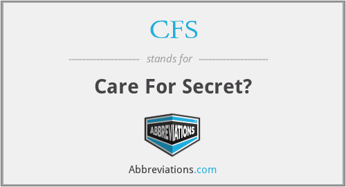 CFS - Care For Secret?