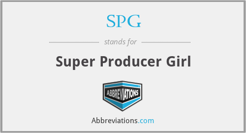 SPG - Super Producer Girl