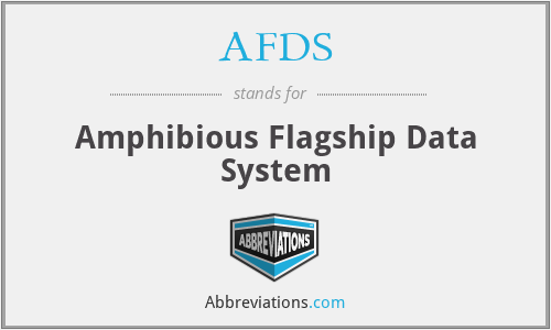AFDS - Amphibious Flagship Data System