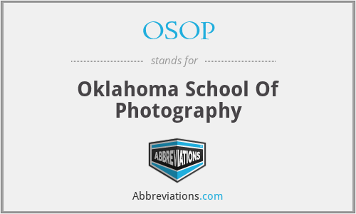 OSOP - Oklahoma School Of Photography