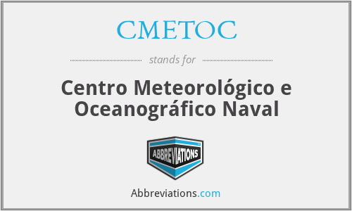 CMETOC - Centro Meteorológico e Oceanográfico Naval